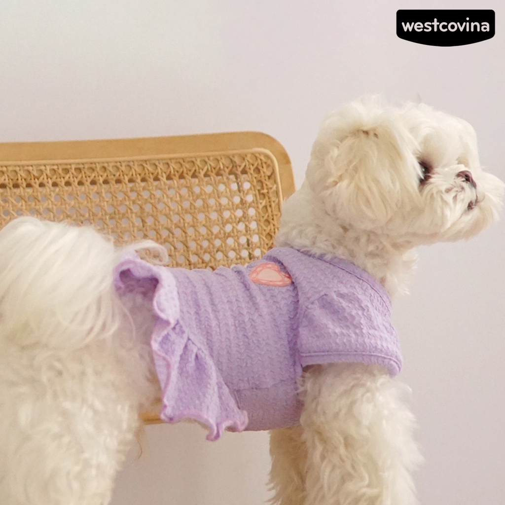 [COD]♘Đầm Mềm Mại Thoáng Khí Thời Trang Mùa Hè Cho Cún Cưng