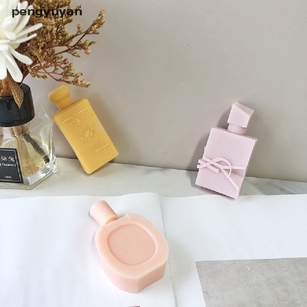 Khuôn Silicone Tạo Hình Chai Nước Hoa Làm Xà Phòng DIY
