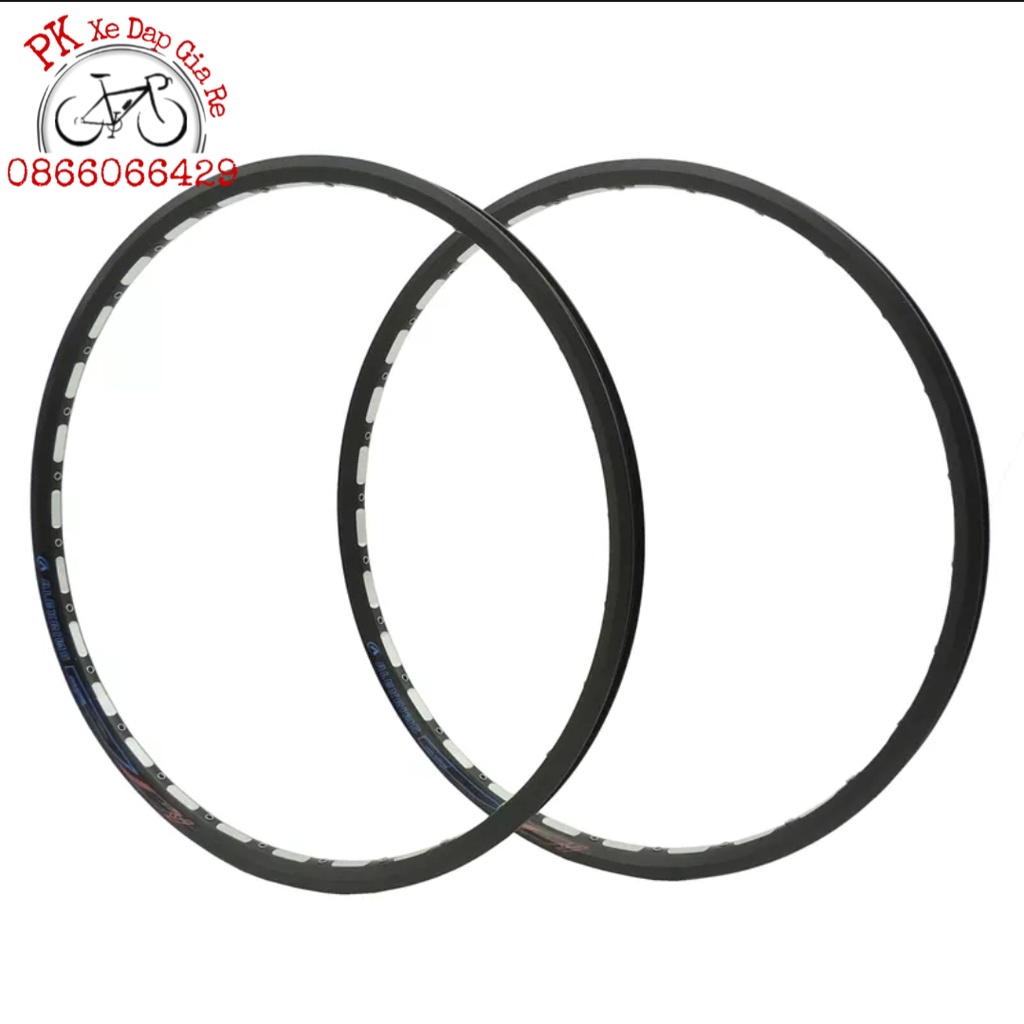 Vành nhôm xe đạp MTB 27.5 inch 28 lỗ cao cấp, Vành nhôm 2 lớp Alexrims lỗ căm có khuyên đồng, Vành xe đạp 27.5inch 28 lỗ