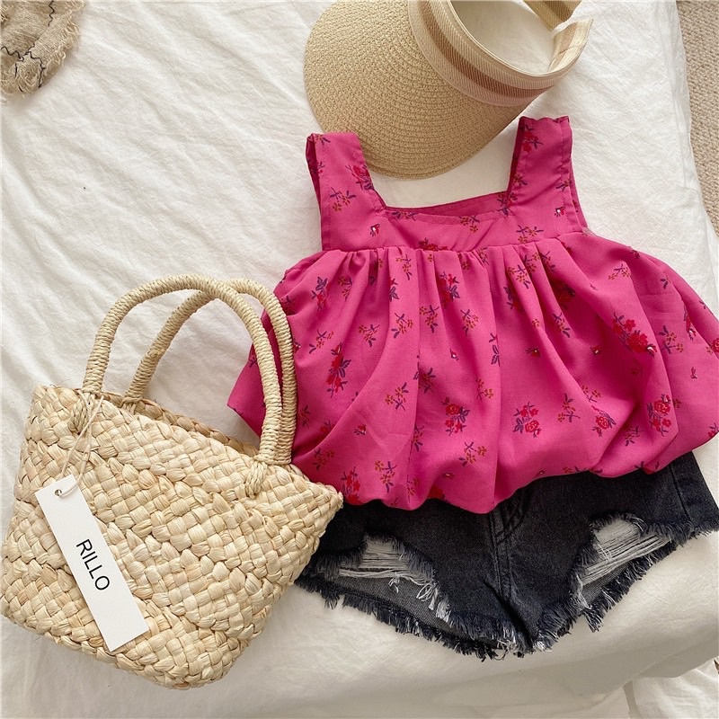 Quần Jean đùi rách siêu đẹp, quần đùi Jean rách bé gái