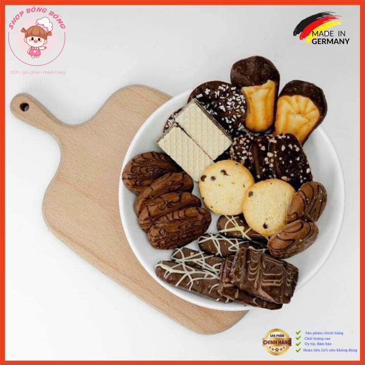 Bánh Quy socola Henry Lamberty Best Selection Mặt Trời Đen của Đức 1kg/Hộp