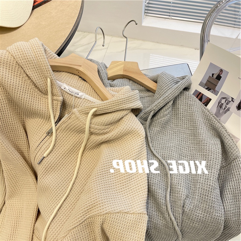 Áo khoác Áo khoác hoodie nữ áo hoodie zip áo khoác nỉ 3 Màu Nam Nữ Ulzzang Unisex