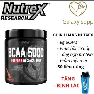 NUTREX BCAA 6000 Intra Workout Phục Hồi Cơ Bắp 30 Servings