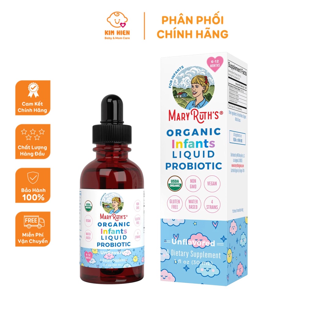 Men vi sinh MaryRuth's Organic Infants Probiotic