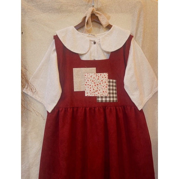 Yếm chắp vải Gà vintage