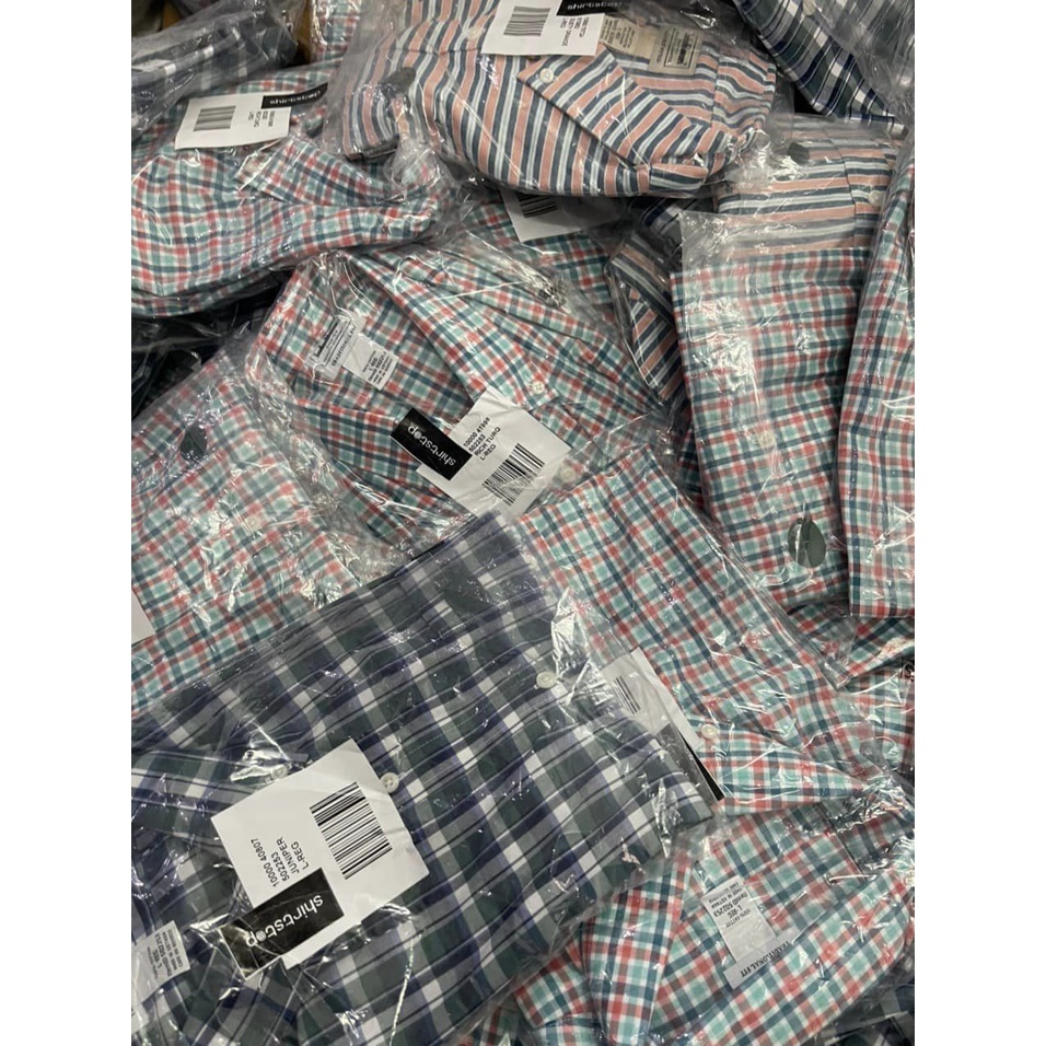 Áo somi nam big size xuất dư xịn L.L.B.e.a.n thanh niên và trung niên big size9 từ 80 kí trở lên)