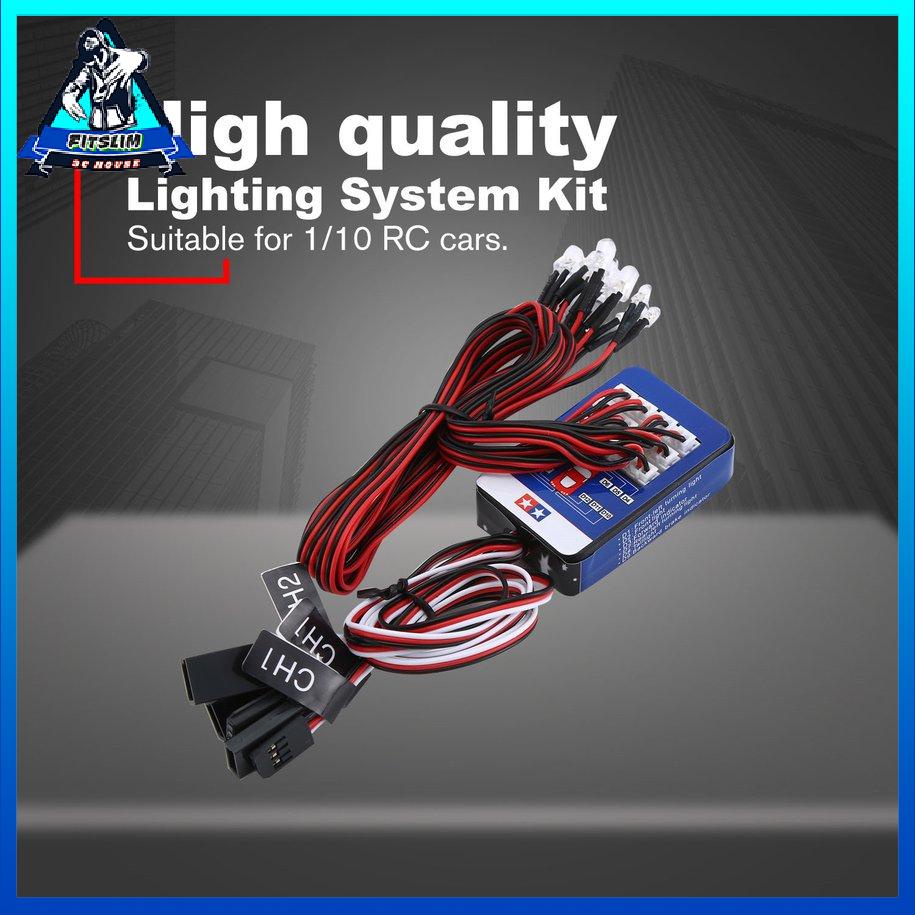 [Fit] Bộ 12 Đèn Led Phanh Tay Lái Mô Phỏng Flash Cho Xe Hơi 1/10 Rc [S/22]