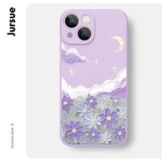 Ốp lưng JURSUE dễ thương đẹp độc lạ dẻo mềm Cho iPhone 16 15 14 13 12 11 Pro Max SE 2020 X XR XS ip 8 7 Plus kute XYH1020