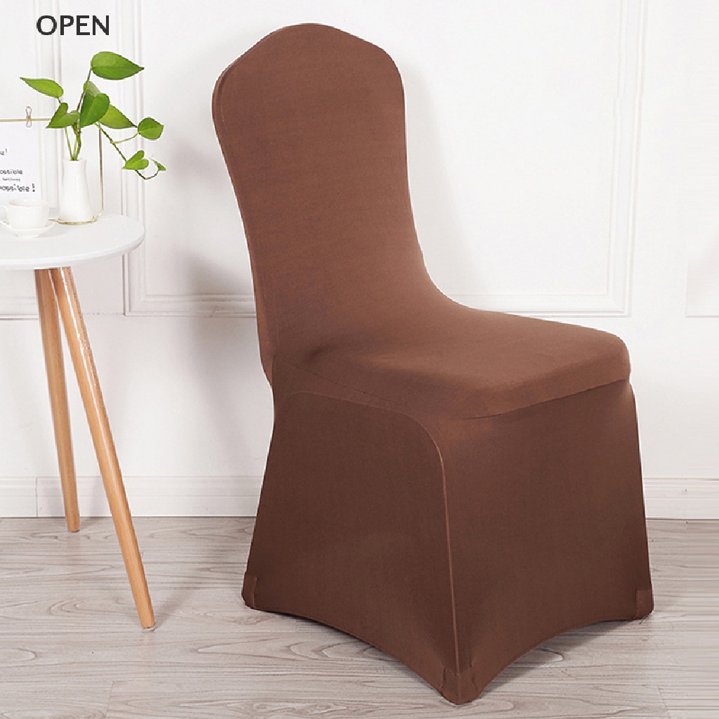 Op 1 Vỏ Bọc Ghế Đám Cưới polyester Co Giãn Chống Trượt Cho Nhà Hàng Khách Sạn Tiệc Tối Phổ Thông my