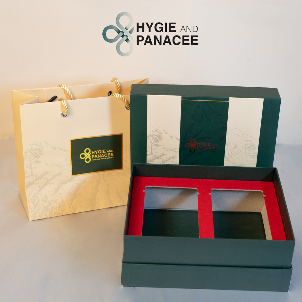 Vỏ hộp quà tặng Hygie&Panacee - set 2 trà / 3 trà (loại 250g)