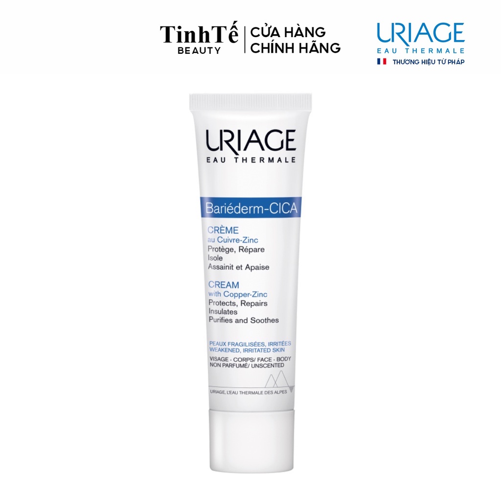 Kem làm dịu, làm lành và phục hồi da tổn thương URIAGE BARIÉDERM CICA-CRÈME 15ml