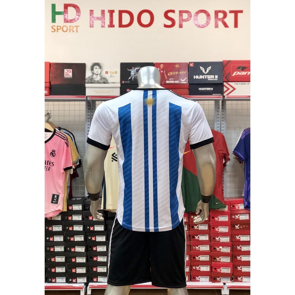 Quần áo Argentina 3 sao vô địch W.C 2022 CÓ IN tên số