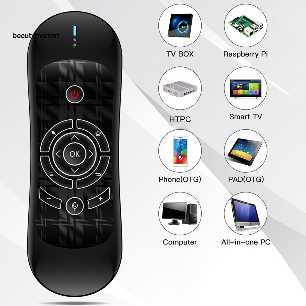 Bộ Bàn Phím Và Chuột Không Dây Wechip R2 Mini 2.4G Có Cảm Biến Chuyển Động Cho Android TV Box