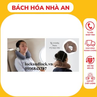 Gối kê cổ memory foam lock&lock LTZ852 màu xám
