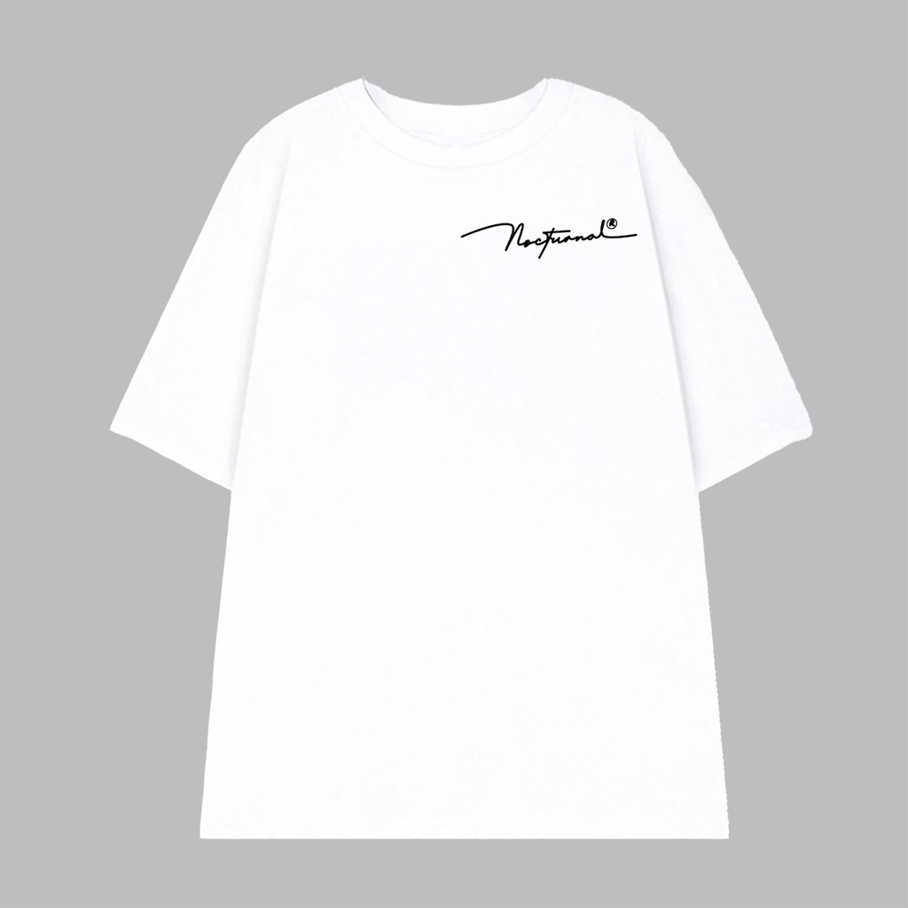 Áo thun nam nữ tay lỡ form rộng Unisex mềm mại, thoáng mát mặc cặp, nhóm in NOCTURAL - 100% COTTON