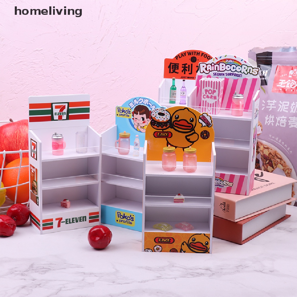 Mô Hình Tủ Trưng Bày Bánh Tỉ Lệ 1: 12 Trang Trí Nhà Búp Bê