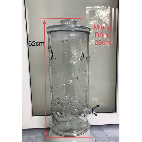 Bình ngâm thủy tinh cao cấp ( 25 lít)