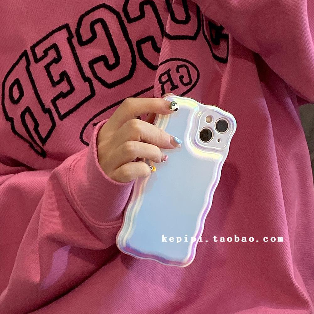 Ốp Điện Thoại Ánh Laser Thời Trang Dễ Phối Đồ Cho iPhone 13 14 Pro Max 11 12
