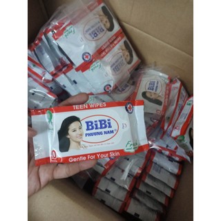 Combo 5 khăn giấy ướt bibi phương nam 20 tờ