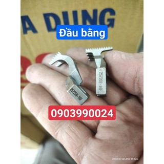 Răng cưa máy kansai pegasus đầu bằng và đầu túm