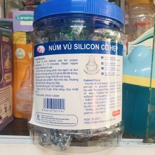 Núm vú silicon mềm ( dùng cho bình cổ hẹp)