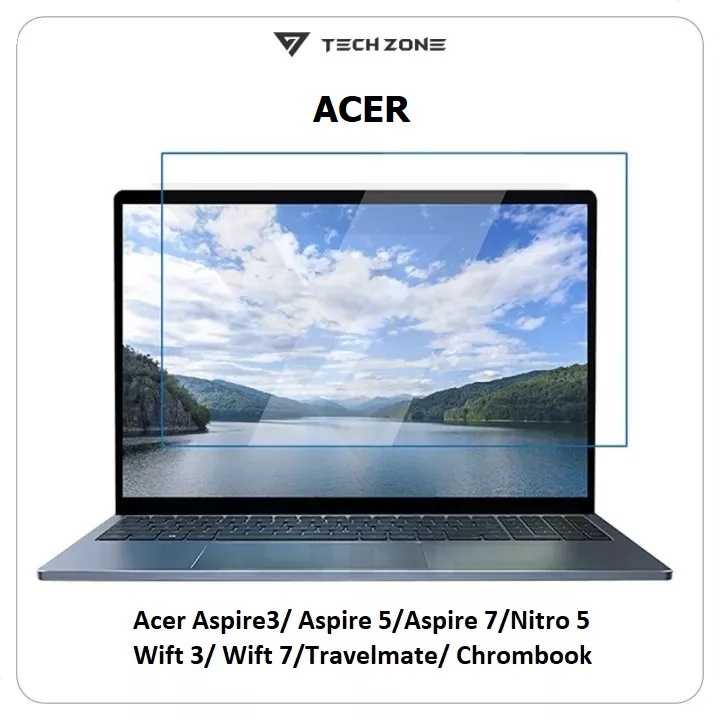 BỘ 5 MÓN, mếng bảo vệ màn hình laptop Acer Aspire3/5/7, Nitro 5/7 Wift 3/7 chống trầy, ánh sáng xanh