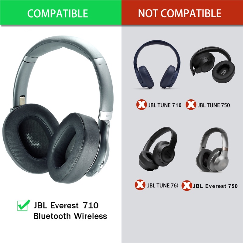 Cặp Mút Đệm Tai Nghe Thay Thế Cho JBL Everest 710 BT 710BT Bluetooth Không Dây