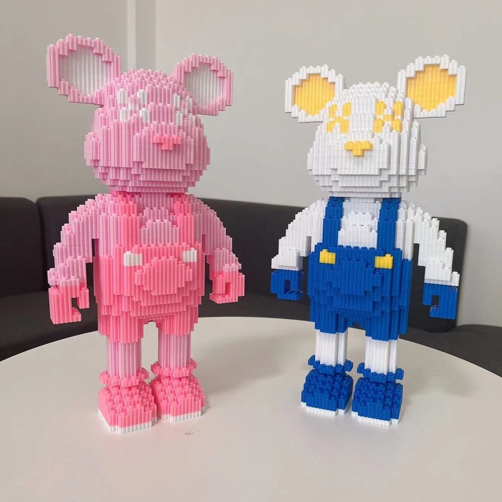 Bộ Xếp Hình lắp ráp 3d Gấu Bearbrick Big Size Siêu Hot