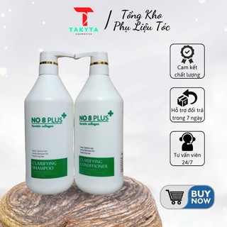 Dầu gội NO8 PLUS 1000mlx2 siêu phục hồi và dưỡng ẩm [Hàng Chuẩn Auth]