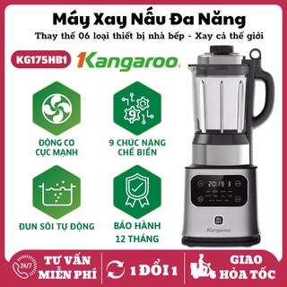 Máy xay sinh tố đa năng kangaroo kg175hb1 - máy làm sữa hạt đa năng - máy xay nấu đa năng 11 chế độ xay nấu - bh 2 năm