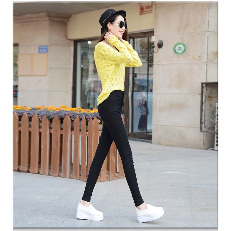 Quần Legging ôm dáng co dãn Nữ Cạp Cao Hai Khuy Khóa Trước Hộp Chữ H Hàng Đẹp Loại 1 UMI Siêu Co giãn