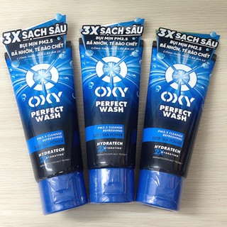 Sữa Rửa Mặt sạch nhờn mát lạnh OXY Perfect Wash 100g (mẫu mới date mới)