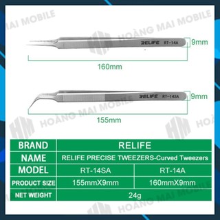 Panh nhíp gắp linh kiện, kẹp nối dây RELIFE RT-14SA