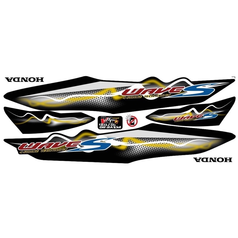 Mẫu Tem Cá Hot Hit Cho Wave 110cc-Ảnh Thật