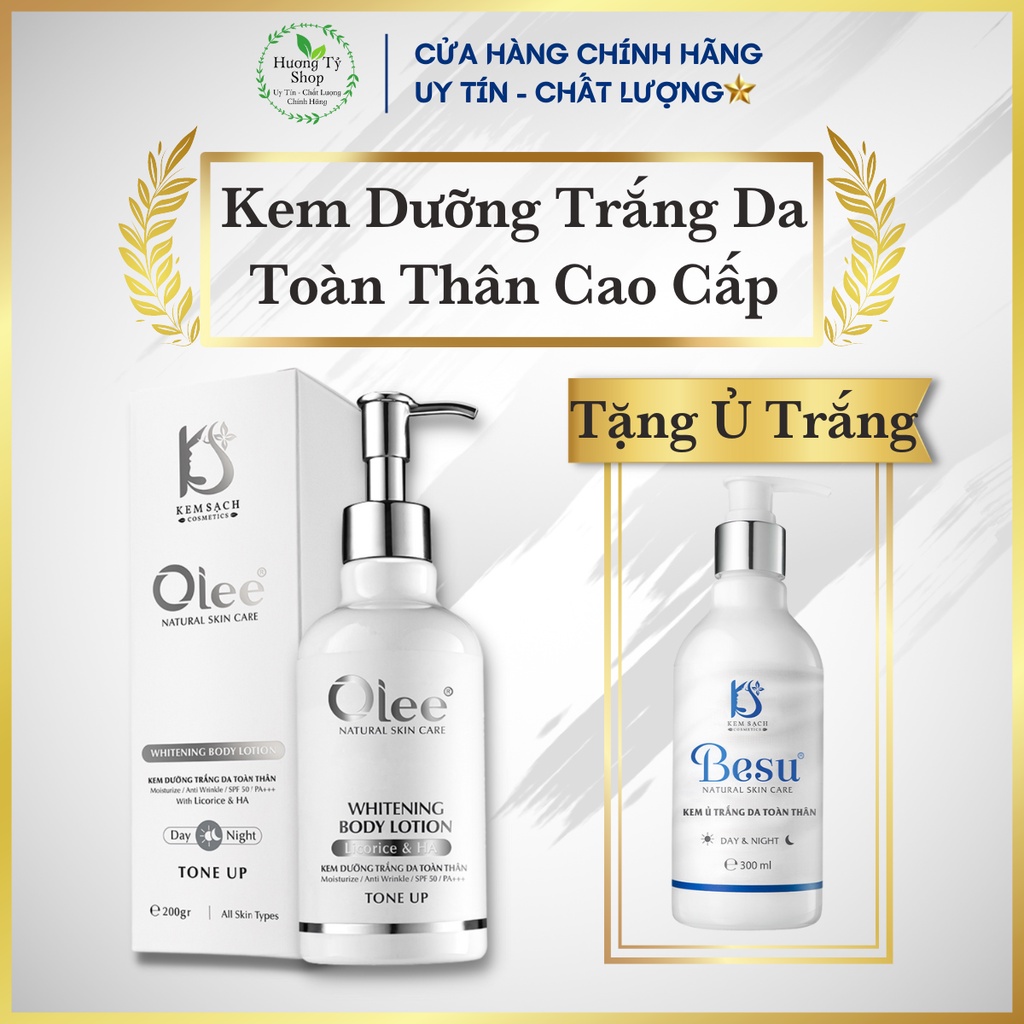 Kem Sạch Olee Cao Cấp Dưỡng Trắng Da Toàn Thân Tự Nhiên