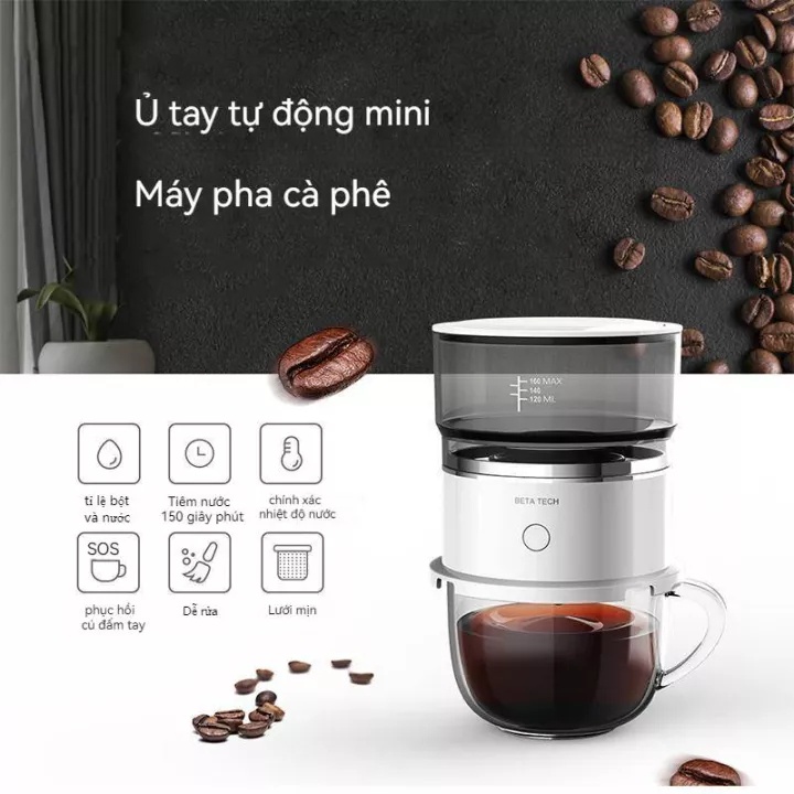 Máy pha cà phê mini Máy pha cà phê ép bằng tay máy xay pha cà phê Máy pha cà phê nhỏ giọt bằng tay bán tự động dụng cụ pha cà phê