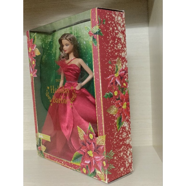 Búp bê barbie Holiday 2022 tóc nâu