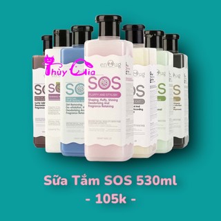Sữa tắm cho chó SOS 530ml poodle, lông trắng, lông tối màu - Sữa tắm chó mèo