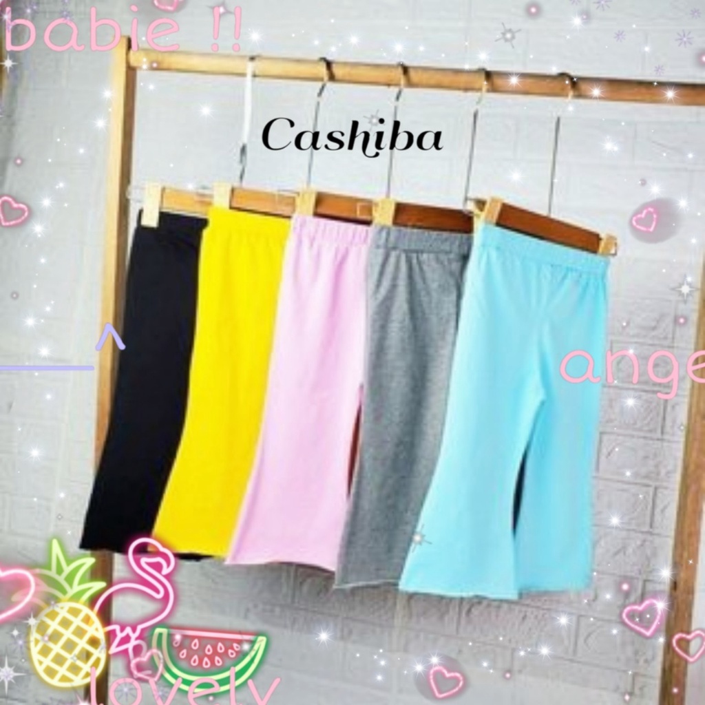 CASHIBAKIDS dạng ống loe phòng cách Hàn Quốc chất gân lụa cho bé co giãn thoải mái