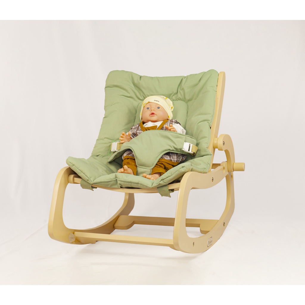 Ghế rung và bập bênh đa năng cho bé ROCKING CHAIR, vừa ngồi chơi, vừa ru ngủ , và limit các công dụng Tổng K