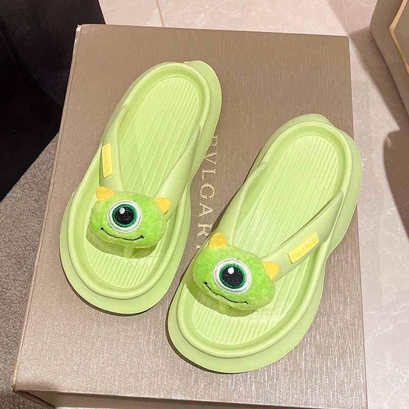 Dép Xỏ Ngón Đế Dày Đính Mike Hoạt Hình Cutee