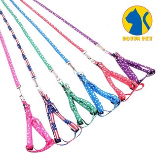 Dây dắt thú cưng đi dạo, xích bụng, xích ngực phù hợp cho chó mèo nhỏ