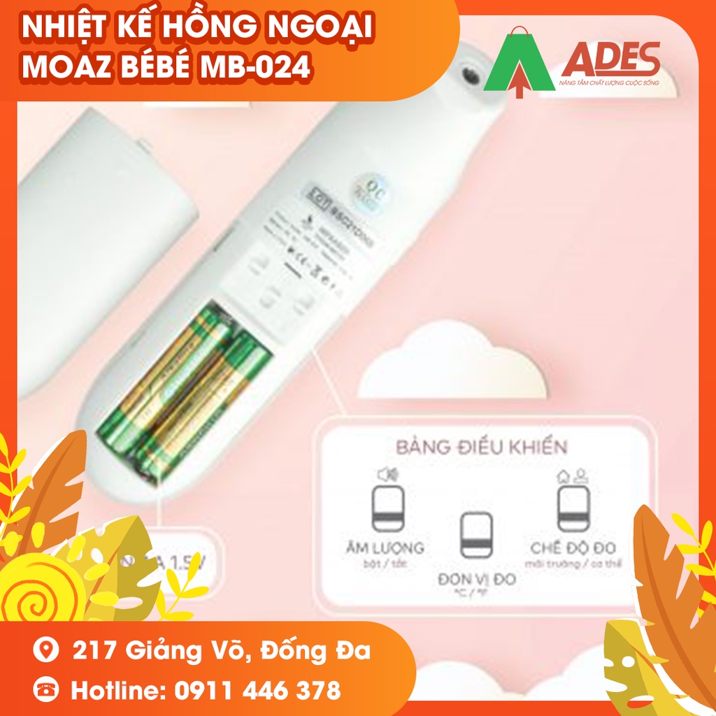 NHIỆT KẾ HỒNG NGOẠI MOAZ BÉBÉ MB-024