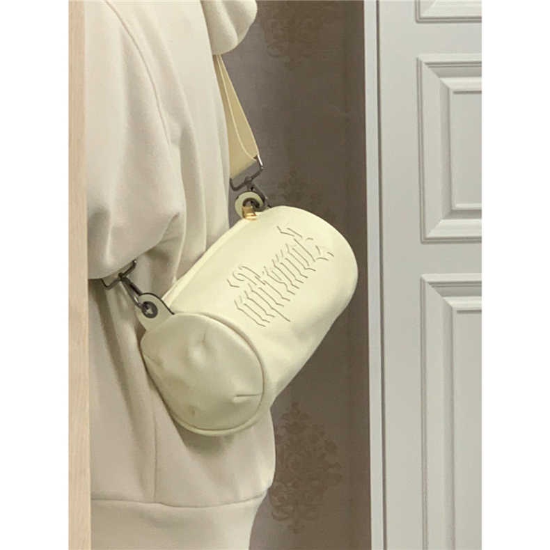 Mischa Túi Đeo Vai Da PU Màu Trơn Sức Chứa Lớn Phong Cách Phương Tây Dễ Phối Đồ Cho Học Sinh