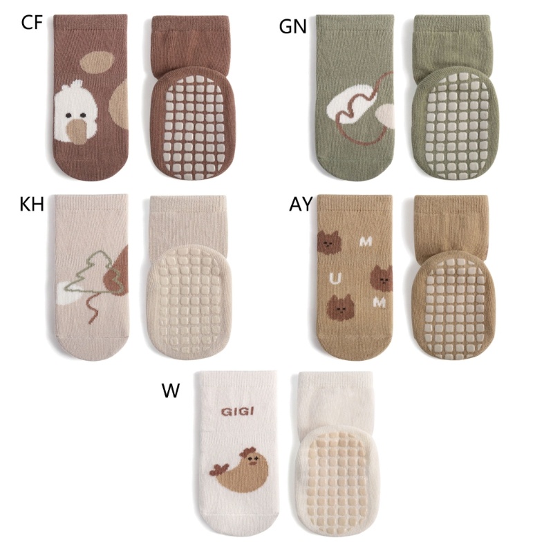 Vớ Thuyền Chống Trượt In Hoạt Hình Xinh Xắn Dành Cho Bé