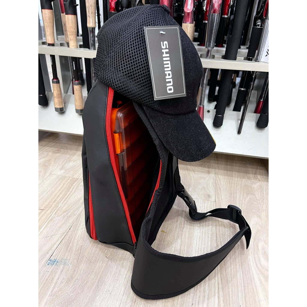 Combo túi Shimano và bao đựng cần câu Shimano thể thao chuyên dụng câu lure AnhKhoaFishing