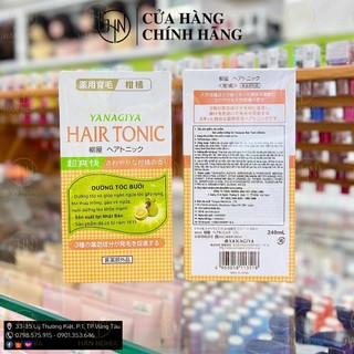 [CHÍNH HÃNG] Tinh Chất Dưỡng Tóc Chống Rụng Tóc Hương Bưởi Yanagiya Hair Tonic (Citrus) 240ml dụng cụ chăm sóc tóc