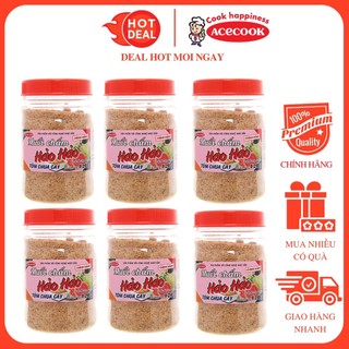 Lốc 6 lọ muối chấm hảo hảo tôm chua cay acecook 120g/lọ