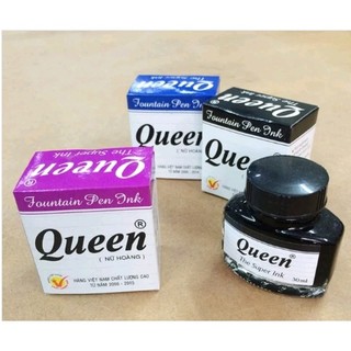 Mực Queen màu : Tím -Đen