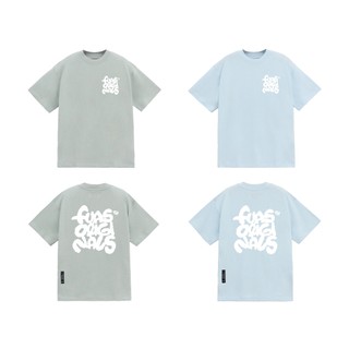 Áo thun ngắn tay FUAS TYPO LOGO BABY BLUE TSHIRT
